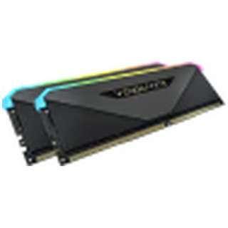 DDR4 3600MHz 32GB(16GBx2) UDIMM 16-20-20-38 VENGEANCE RGB RT Black 1.35V for AMD Ryzen CMN32GX4M2Z3600C16