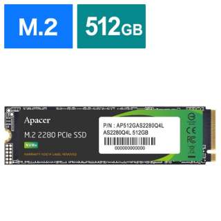 AP512GAS2280Q4L-1 SSD PCI-Expressڑ AS2280Q4L [512GB /M.2]