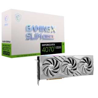 MSI GeForce RTX 4070 Ti SUPER 16G GAMING X SLIM WHITE GeForceRTX4070TiSUPER16GGAMINGXSLIMWHITE