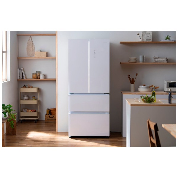 冷凍冷蔵庫 ホワイト IRGN-42A-W [75.3cm /418L /4ドア /観音開きタイプ] 《基本設置料金セット》