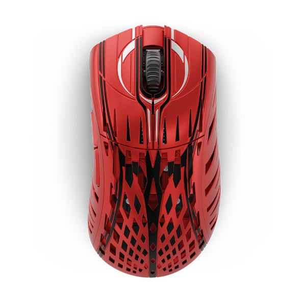 ゲーミングマウス StormBreaker レッド pw-stormbreaker-red [光学式 /無線(ワイヤレス) /5ボタン /USB]