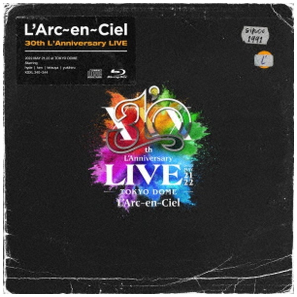 L'Arc～en～Ciel/ 30th L'Anniversary LIVE 通常盤 【ブルーレイ 