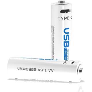 用Type-C电缆用充电式再利用电池使用的到处都简单的GeeUSBattery-3单3 4条装[4]