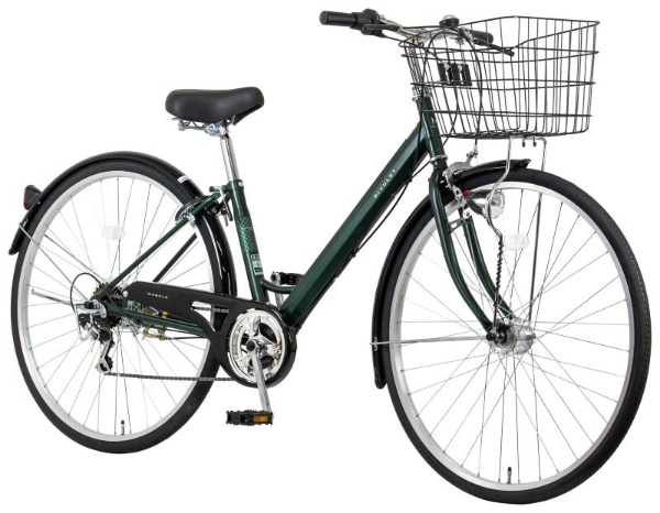 自転車 リブレットシティ 276-F マットダークグリーン [外装6段 /27インチ] 2024年モデル【キャンセル・返品不可】