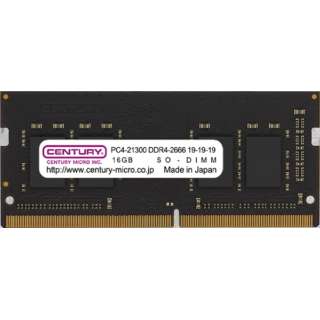 ݃ DDR4 260PIN SO-DIMM CB16G-SOD4U2666H [SO-DIMM DDR4 /16GB /1]