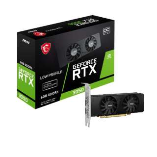 グラフィックボード GeForce RTX 3050 LP 6G OC [GeForce RTXシリーズ /6GB]