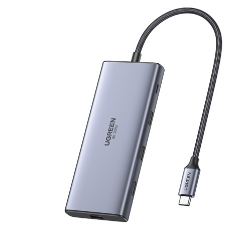 USB-C オス→メス HDMIｘ2 / LAN / USB-Aｘ2 / USB-C] USB PD対応 100W
