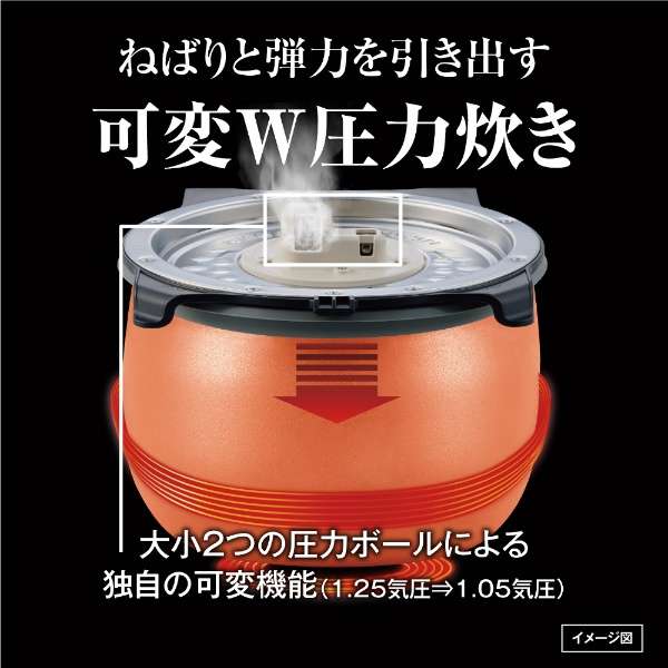 [奥特莱斯商品] 电饭煲雾白JPI-S100WS[5.5合/压力ＩＨ][生产完毕物品]_4