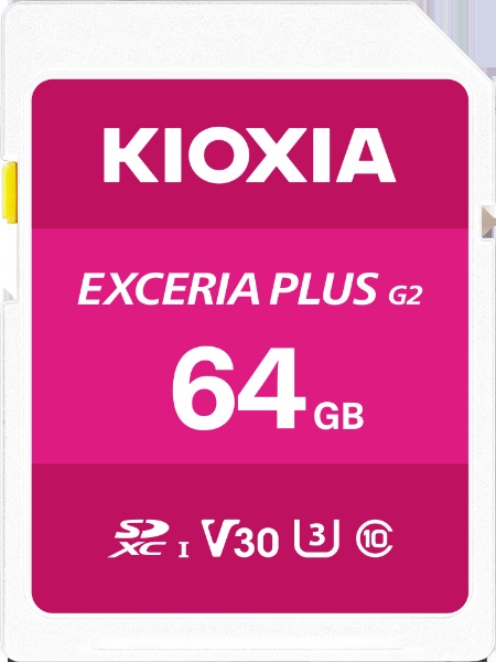 SDXCカード EXCERIA PLUS（エクセリアプラス） ピンク KSDH-B064G 