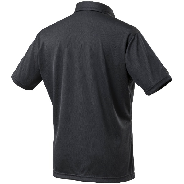 ナビドライワークボタンダウンポロシャツ(半袖)[ユニセックス] S 09：ブラック F2JA218409