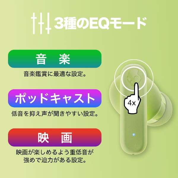 全部的无线入耳式耳机SMOKIN BUDS(sumokimbazzu)Matcha S2TAW-R954[无线(左右分离)/Bluetooth对应]_6