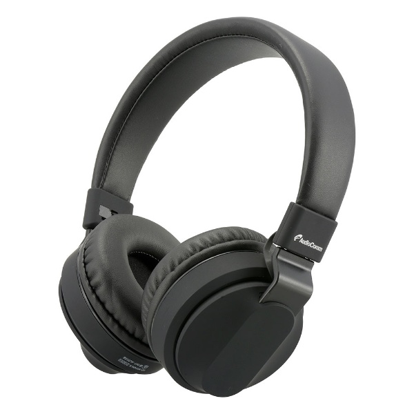 ブルートゥースヘッドホン AudioComm ブラック HP-W310N-K [Bluetooth