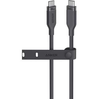 Anker USB-C  USB-C P[u (240WA20GbpsAGRth[) 0.9m ubN A80N1011 [USB Power DeliveryΉ]