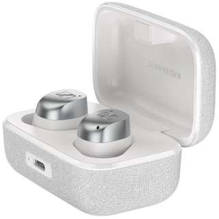 全部的无线入耳式耳机MOMENTUM True Wireless 4白银MTW4-WHITE-SILVER[支持无线(左右分离)/噪音撤销的/Bluetooth对应]