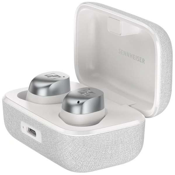 全部的无线入耳式耳机MOMENTUM True Wireless 4白银MTW4-WHITE-SILVER[支持无线(左右分离)/噪音撤销的/Bluetooth对应]_1
