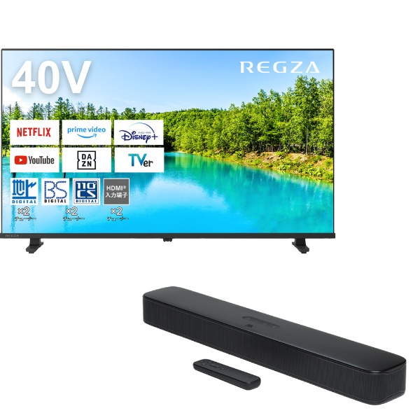 40型液晶テレビ S515シリーズ 黒 40S515 [40V型 /Bluetooth対応 /フル 