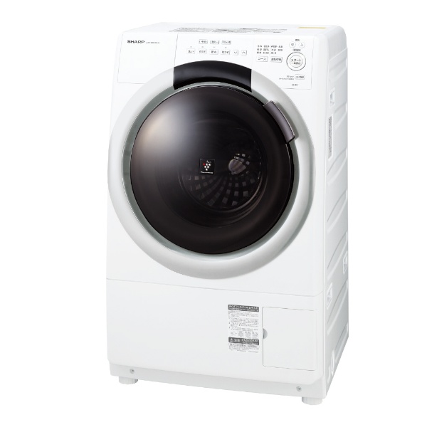 ドラム式洗濯乾燥機 ES-S7J-WL [洗濯7.0kg /乾燥3.5kg /ヒーター乾燥 