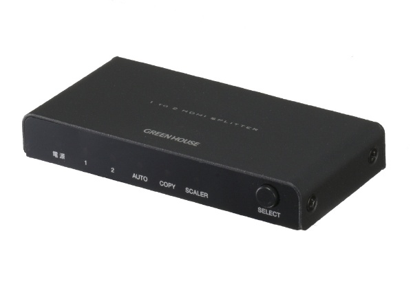 HDMIスプリッター USB給電 Input1+Output8ポート GH-HSPA8-BK グリーン
