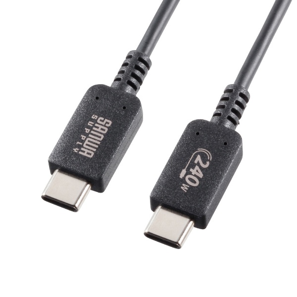 USB-C ⇔ USB-Cケーブル [映像 /充電 /転送 /2m /USB Power Delivery