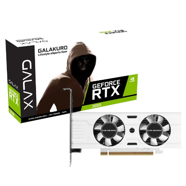 グラフィックボード ホワイト GK-RTX3050-E6GB/WHITE/LP [GeForce RTXシリーズ /6GB]