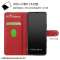 支持Xperia 5 III耐衝撃手帳型包简单的磁铁睡觉功能的红RT-RXP5M3ELC3/R_4