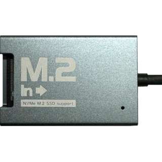 SSDケース USB-C接続 (Mac/Windows11対応) ブラック UD-M2IN [M.2対応 /NVMe /1台]