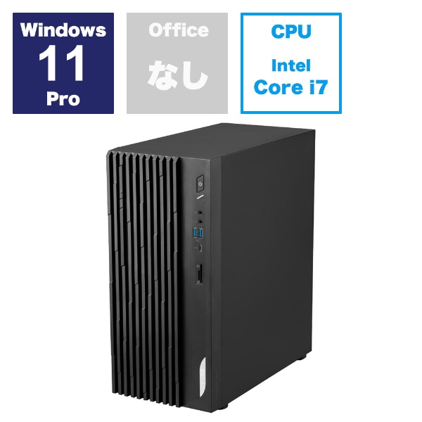 デスクトップパソコン PRO DP180 14-264JP(UHD Graphics 770) [モニター無し /intel Core i7  /メモリ：16GB /SSD：1TB /2024年3月モデル]