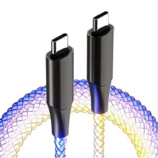 USB[dP[u 1.2m Type-C-C C{[LED ubN AJ-657