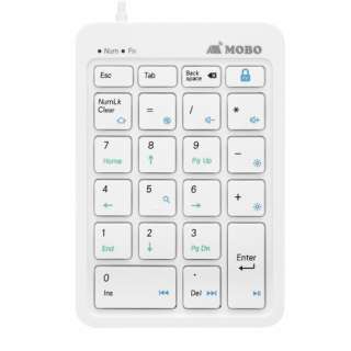 eL[ TenkeyPad 2 Wired(Mac/Windows11Ή) zCg AM-NPW22-WH [L /USB]