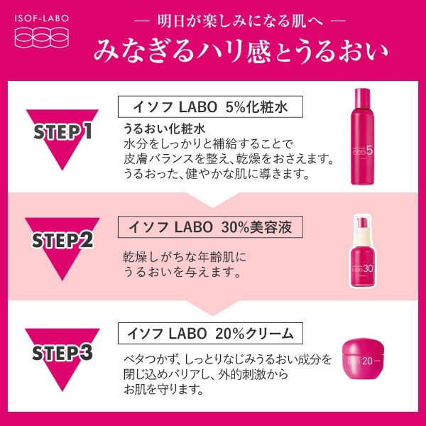 ISOF-LABO（イソフラボ）30％美容液 30mL 明色化粧品｜MEISHOKU 通販 | ビックカメラ.com