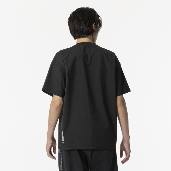 メンズ MCライン ソフトドライTシャツ (Lサイズ/ブラック) 32MAB033