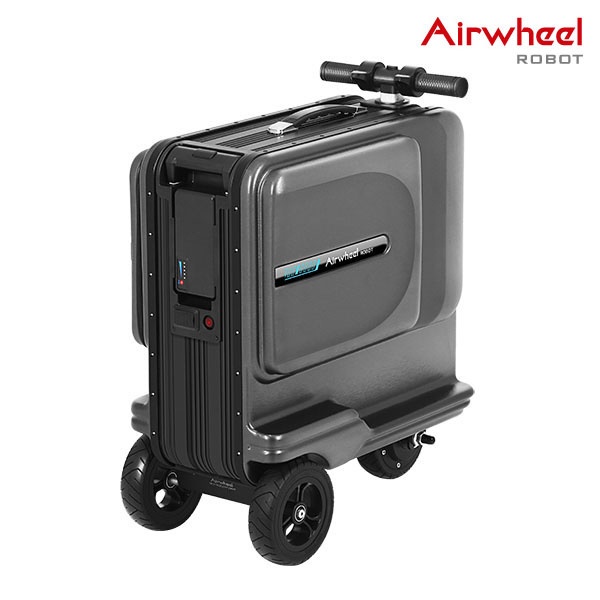 スマートスーツケース Airwheel SE3 Tシリーズ 48L 電動走行 USBポート搭載 ブラック SE3T-BK [TSAロック搭載]