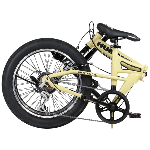 折りたたみ自転車 FDB206FAT-BIKE Beige 13284-05 [外装6段 /20インチ] 【キャンセル・返品不可】 ハマー｜HUMMER  通販 | ビックカメラ.com