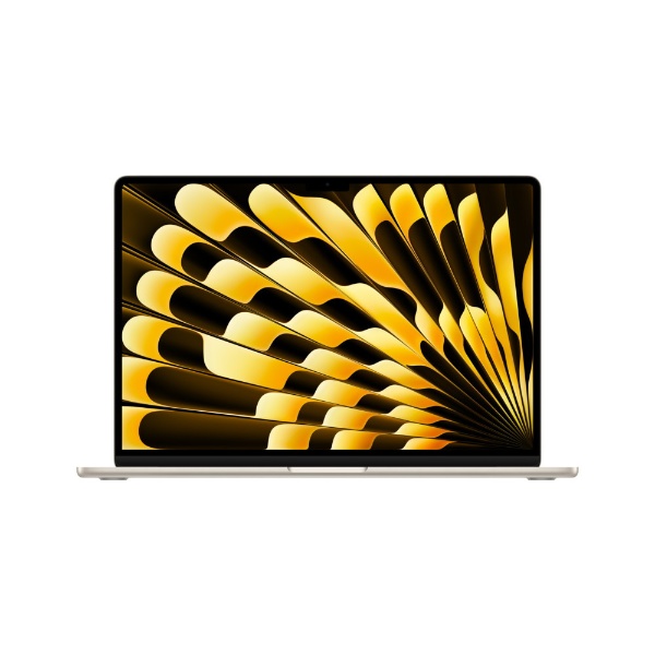 MacBook Air 15インチ Apple M3チップ搭載モデル [2024年モデル /SSD 256GB /メモリ 8GB  /8コアCPUと10コアGPU ] スターライト MRYR3JA