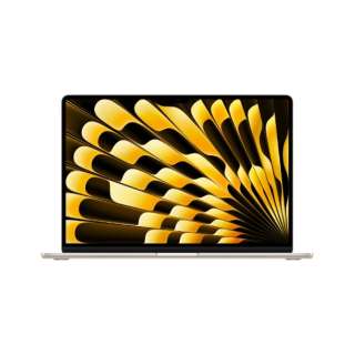 MacBook Air 15英寸Apple M3小费搭载型号[2024年龄型号/SSD 256GB/存储器8GB/8核心ＣＰＵ和10核心GPU]星光MRYR3JA