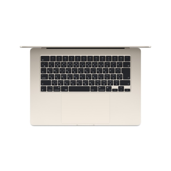 MacBook Air 15インチ Apple M3チップ搭載モデル [2024年モデル /SSD 512GB /メモリ 8GB  /8コアCPUと10コアGPU ] スターライト MRYT3JA