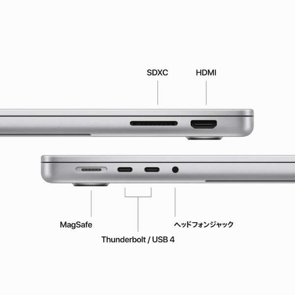 MacBook Pro 14C` Apple M3`bvڃf [2023Nf /SSD 1TB / 16GB /8RACPU10RAGPU ] Vo[ MXE13JA_6