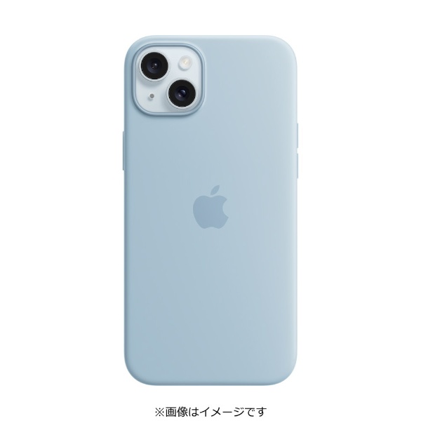 純正】MagSafe対応iPhone 15 Plus シリコーンケース ライトブルー MWNH3FE/A Apple｜アップル 通販 |  ビックカメラ.com