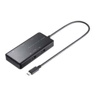 mUSB-C IXX HDMI / LAN / USB-A2 / USB-CnUSB PDΉ 100W hbLOXe[V USB-DKM7BK [USB Power DeliveryΉ]