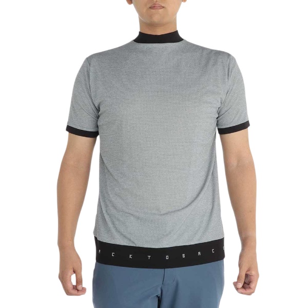 メンズ ドライエアロフローメッシュモックネックシャツ(Lサイズ