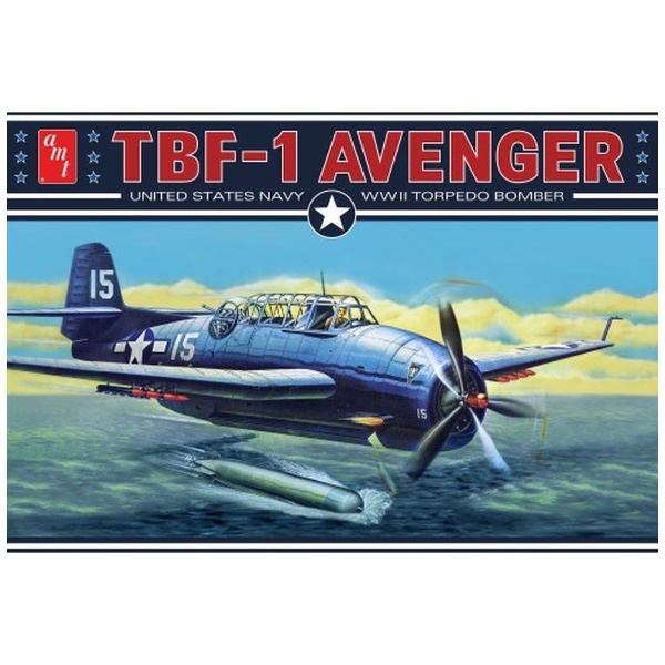 1/48 WW.II アメリカ海軍 雷撃機 TBF-1 アベンジャー AMT