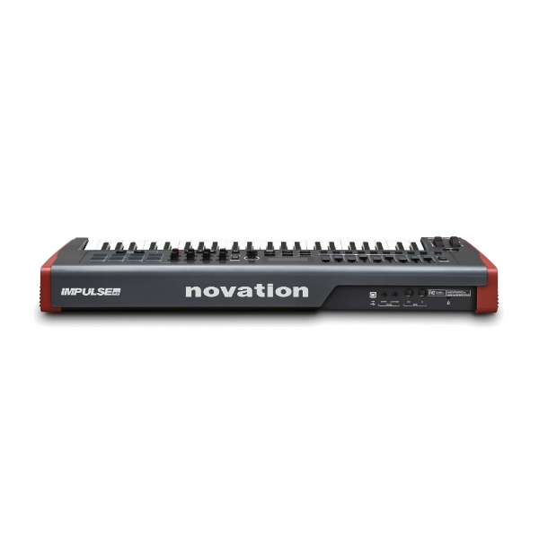 Novation Impulse 49　完全に割り当て可能なコントロール部を搭載した、豊かな表現を実現する超高感度の49鍵MIDIキーボード  Novation Impulse49