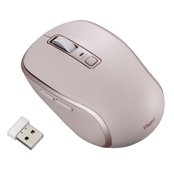 マウス (Chrome/Mac/Windows11対応) ピンク MUS-RKF216P [BlueLED /無線(ワイヤレス) /5ボタン /USB]
