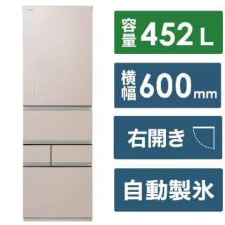 冰箱ekuryugorudo GR-W450GTM-NS[宽60cm/452L/5门/右差别类型/2024年]《包含标准安装费用》
