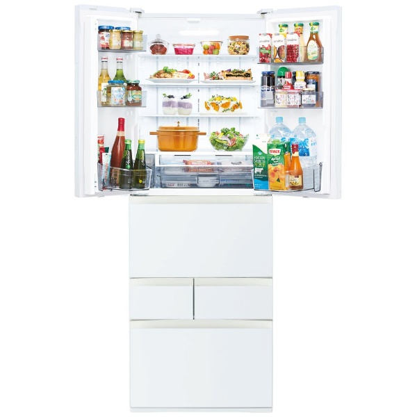 6ドア冷蔵庫 グランホワイト GR-W460FH(EW) [幅６５ｃｍ /４６２L /6ドア /観音開きタイプ /2024年] 《基本設置料金セット》