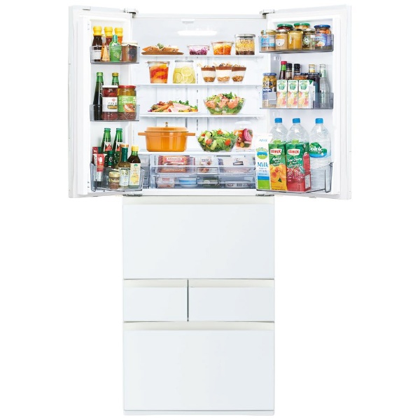6ドア冷蔵庫 グランホワイト GR-W550FH(EW) [幅６８．５ｃｍ /５５１L