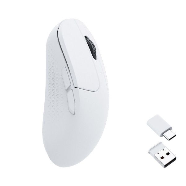 マウス [Bluetooth・2.4 Ghz・USB (Type-C+Type-A)] M3 Mini(Mac/Windows11対応) ホワイト  M3M-A3 [光学式 /有線／無線(ワイヤレス) /5ボタン]