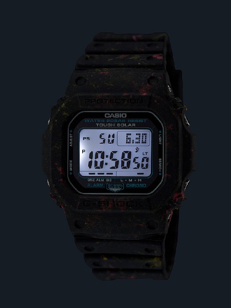 バッテリーインジケーター表示G-SHOCK CASIO G-5600BG-1JR タフソーラー カシオ腕時計