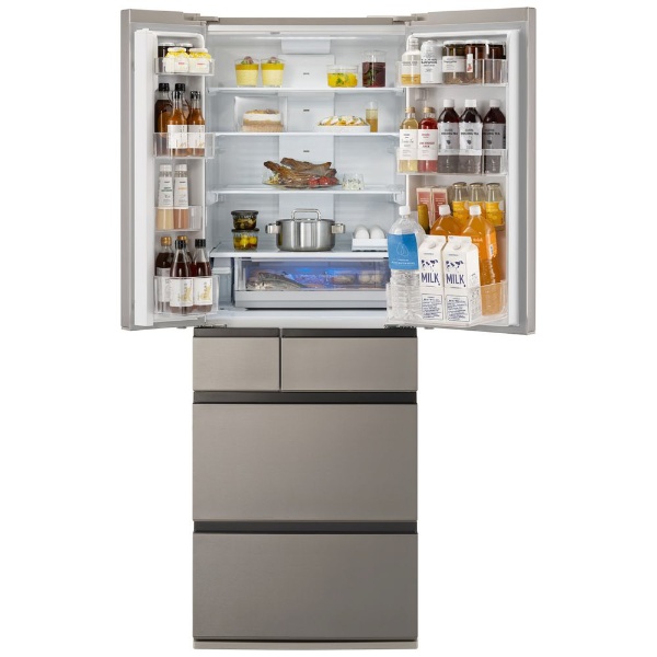 冷蔵庫 HVタイプ ヘアラインシャンパン NR-F53HV1-N [65cm /525L /6ドア /観音開きタイプ /2024年]  《基本設置料金セット》