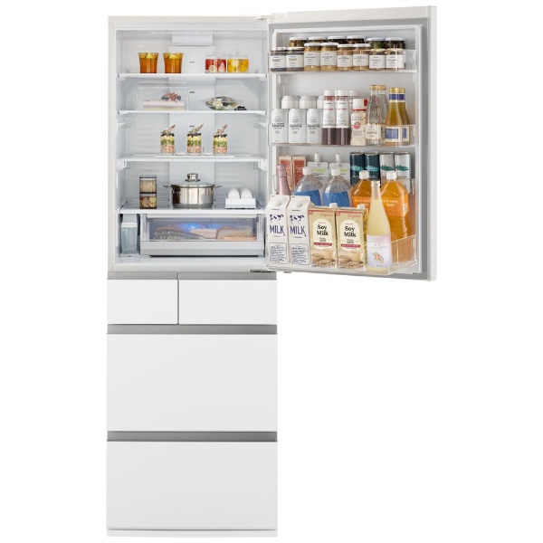 冷蔵庫 HVタイプ セラミックオフホワイト NR-E46HV1-W [60cm /457L /5ドア /右開きタイプ /2024年]  《基本設置料金セット》
